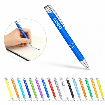 Lightweight Aluminum Ballpoint Pen with Fine Tip
