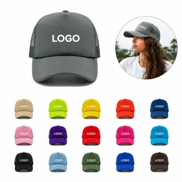 Adjustable Snapback Foam Mesh Trucker Cap for Outdoor