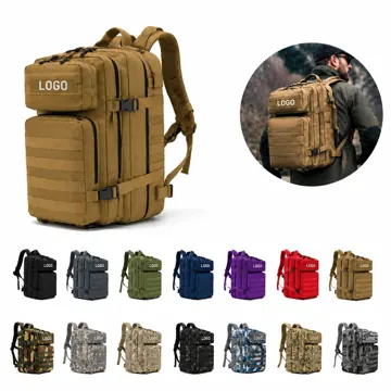 Large Water-Resistant Military Tactical Daypack for Outdoor