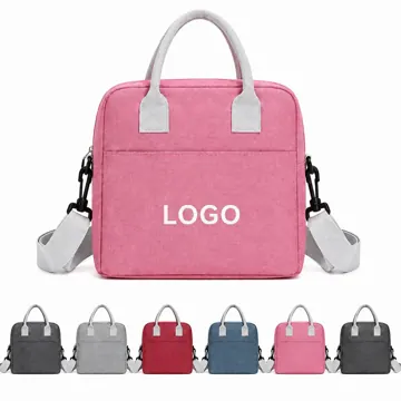 Large Insulated Lunch Bag with Adjustable Strap