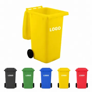 Mini Desk Trash Bin Shaped Pen Organizer