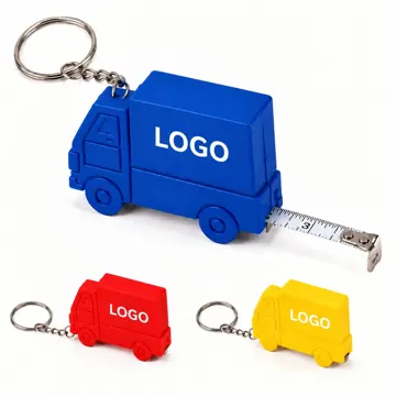 Compact Retractable Keychain with Tape Measure