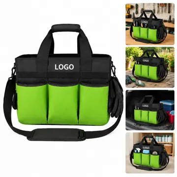 Heavy-Duty Garden Tool Storage Bag with Pockets