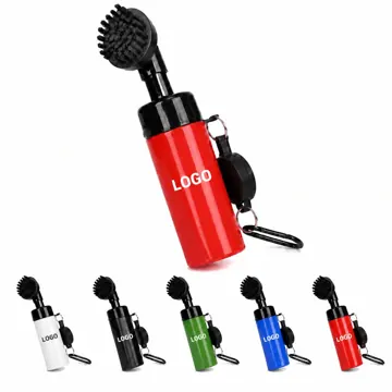 Golf Club Cleaning Brush with Water Bottle, Retractable
