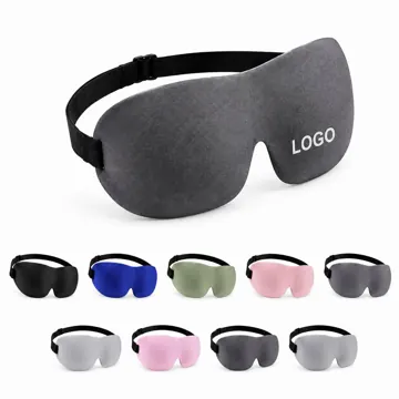 3D Contoured Sleep Mask for Complete Light Blocking