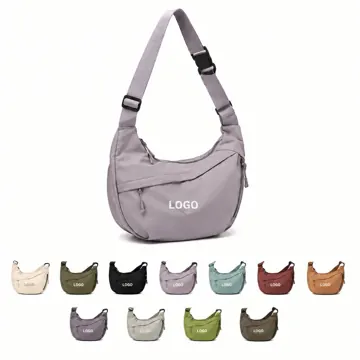 Water-Resistant Nylon Crossbody Shoulder Bag for Daily Use