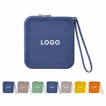 Compact Square Silicone Coin Pouch for Coins and Keys